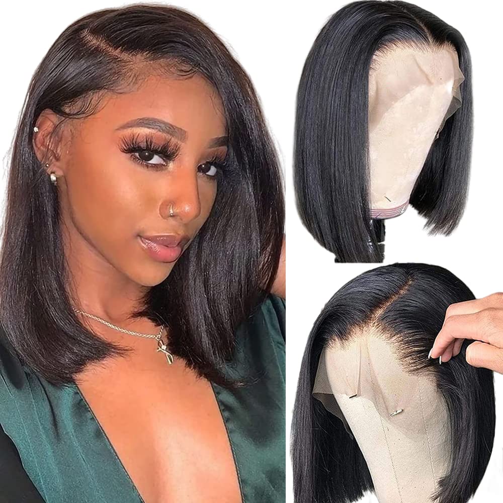 Qangelabeauty bob wig 13x4 lace front for natural hairline and easy styling.