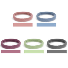 Five-color Qarwayoc hair ties for versatile styling options.