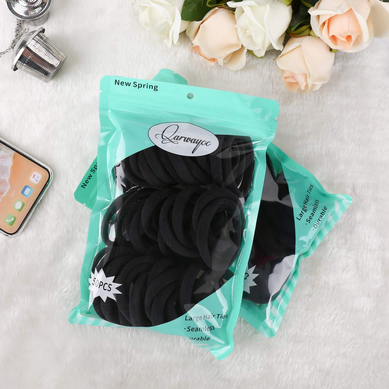 Qarwayoc 50-piece pearly bag packaging for home or travel use