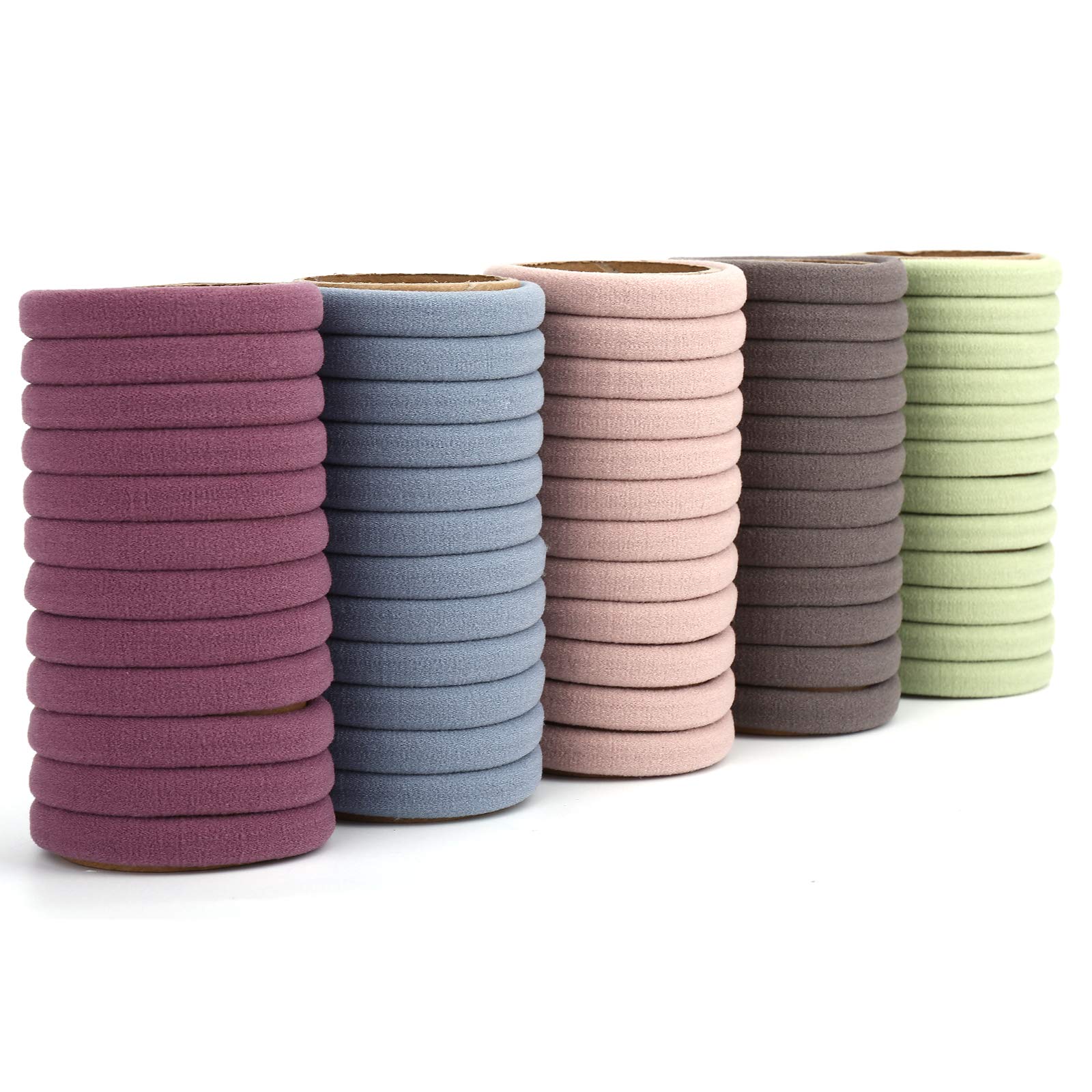 Qarwayoc stretchy elastic bands provide secure, gentle hold.