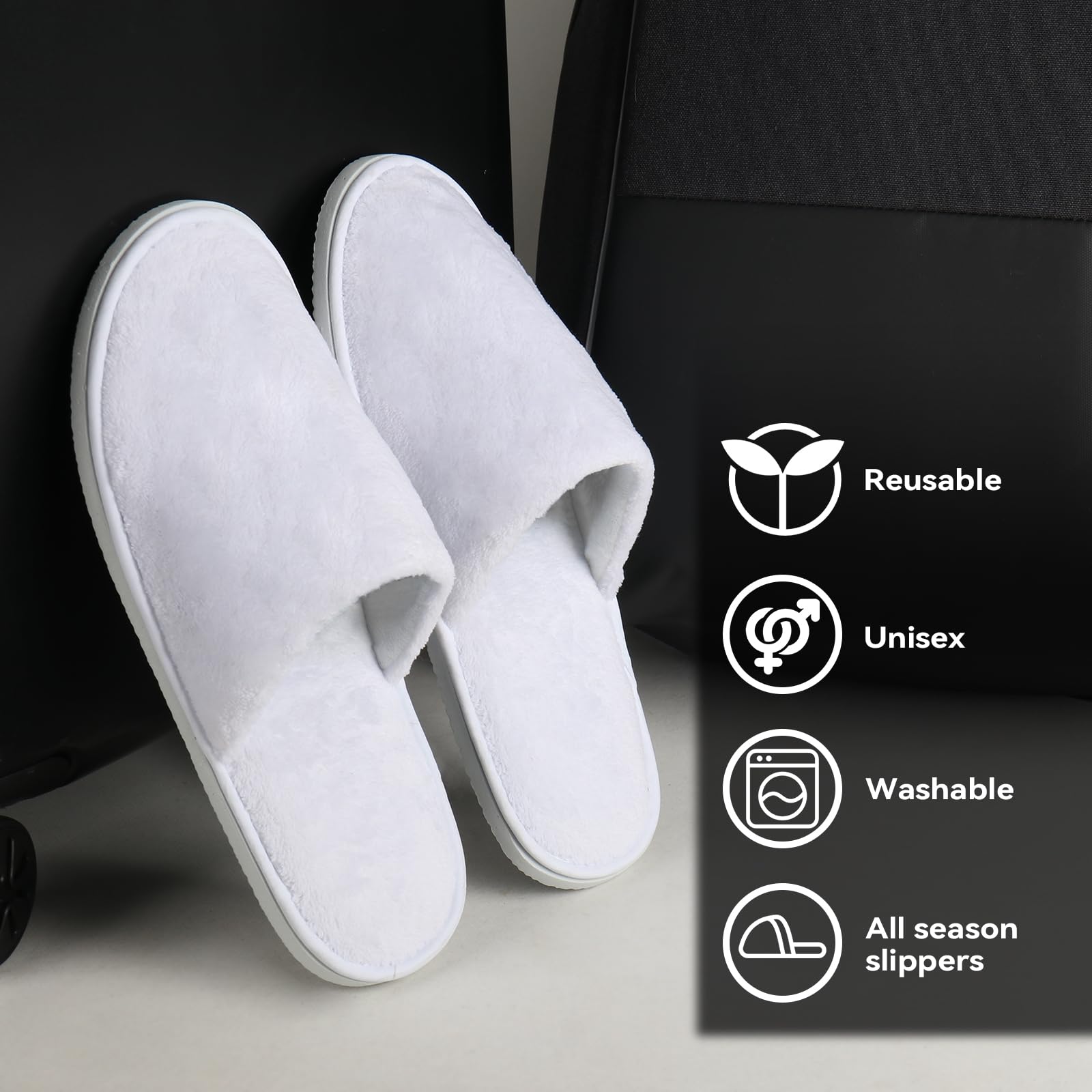 QatmMkt plush velvet uppers offer indoor comfort and warmth.