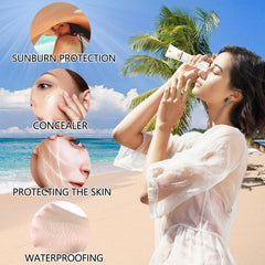 Qawnfy protección solar SPF50 PA para piel expuesta.