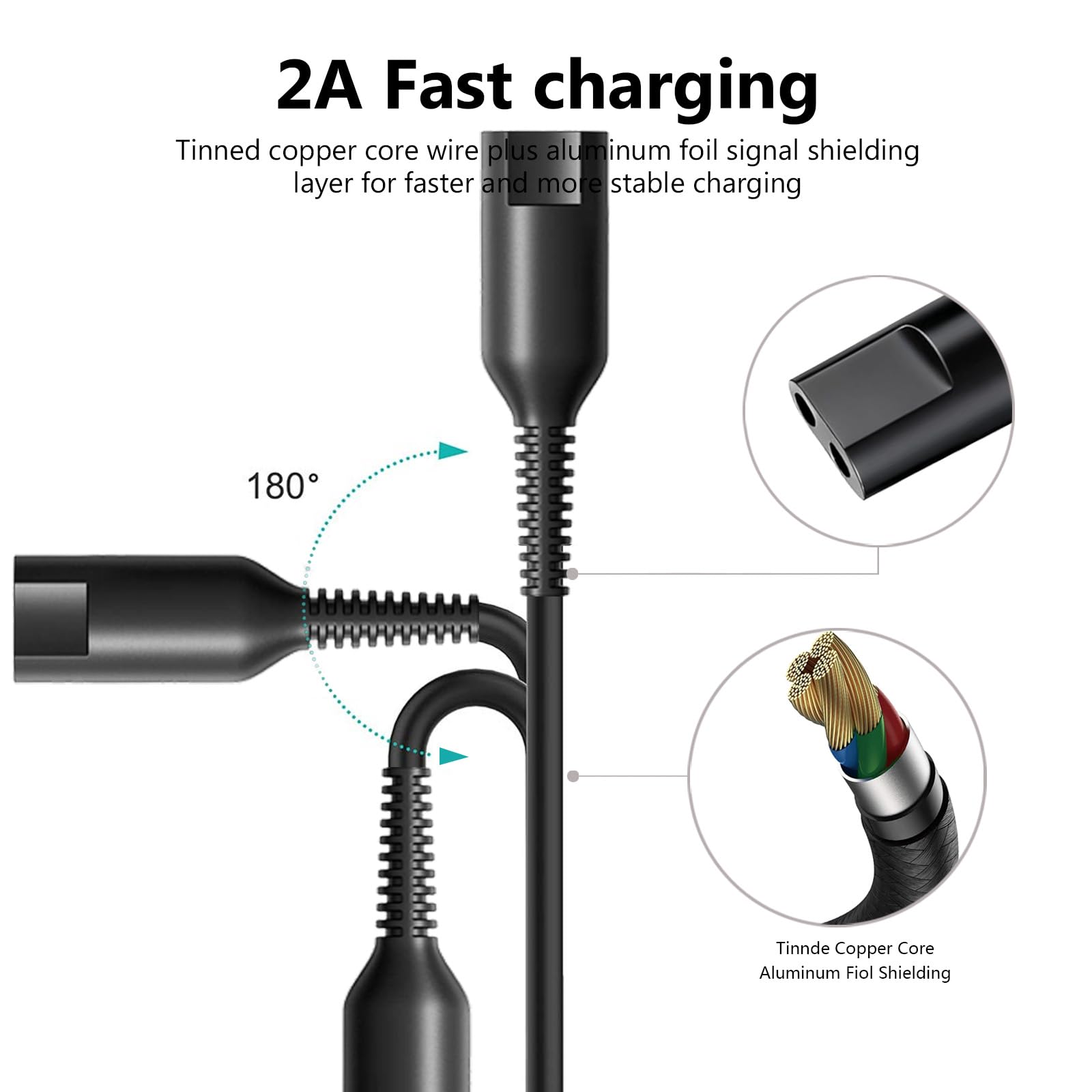 QCCAC braun shaver charger in bathroom setup for convenience