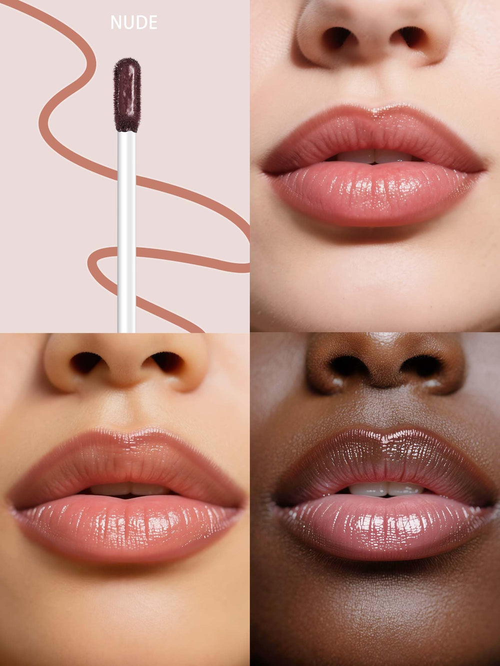 QCMME Tinte Labial Desprendible, delineador preciso para labios definidos
