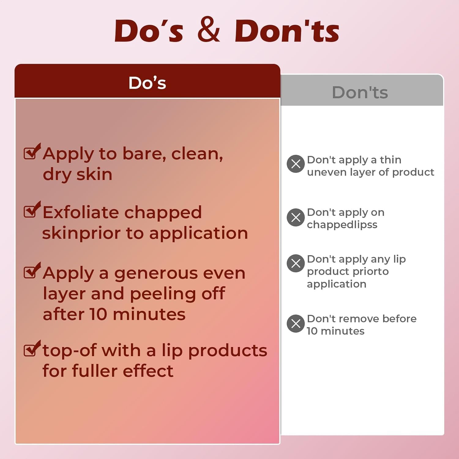 QCMME Lip Liner Stain doubles as a lip base for layering color.