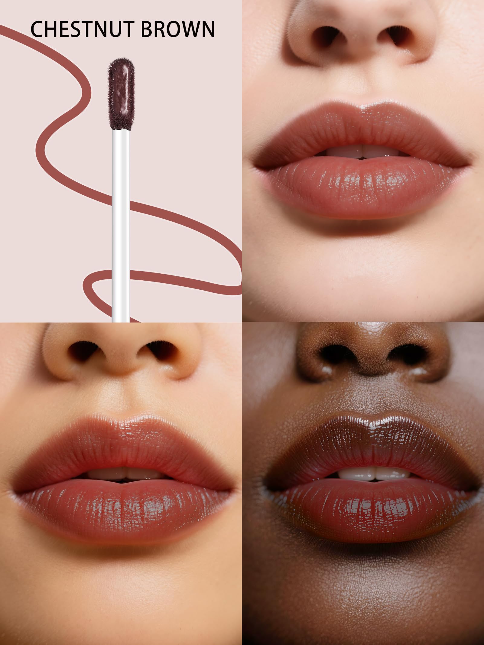 QCMME Lip Stain: delineador 2 en 1 para contorno y relleno.