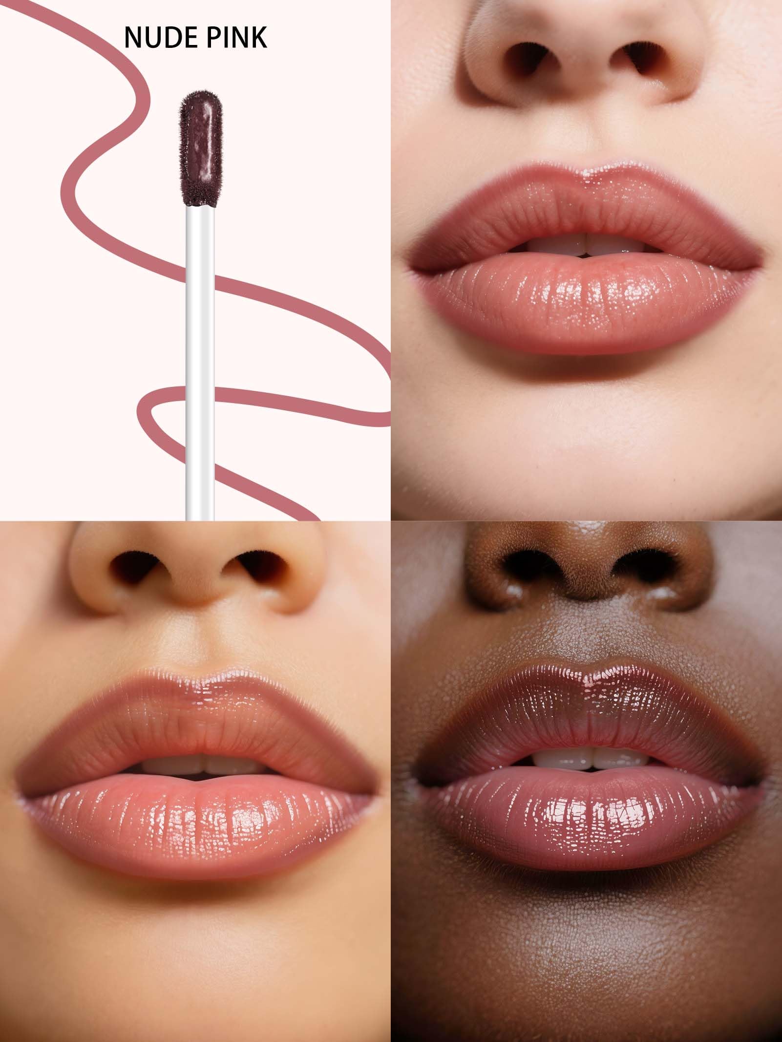 QCMME Lip Stain precision tip close-up for crisp lip liner.