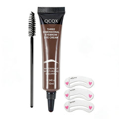 QCQX cejas-tinte-3d: color natural de larga duración para todo el día.