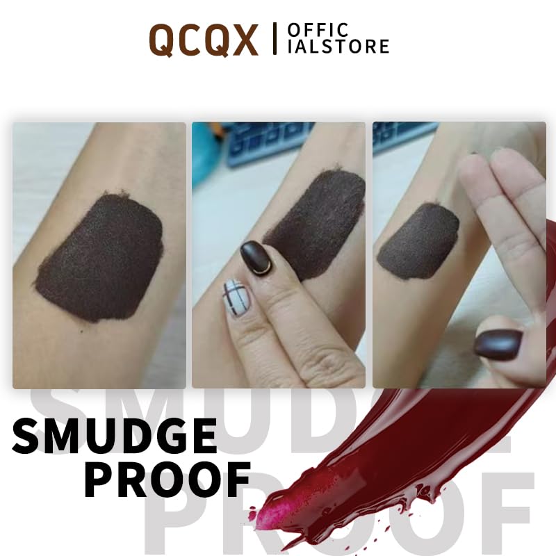 QCQX Gel cejas 3D: muestra color rápido en la piel con definición.