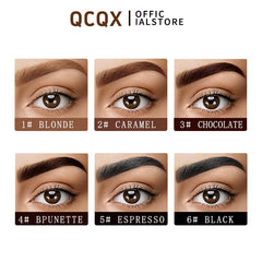 QCQX Gel cejas 3D: tono rubio para color natural y volumen suave.