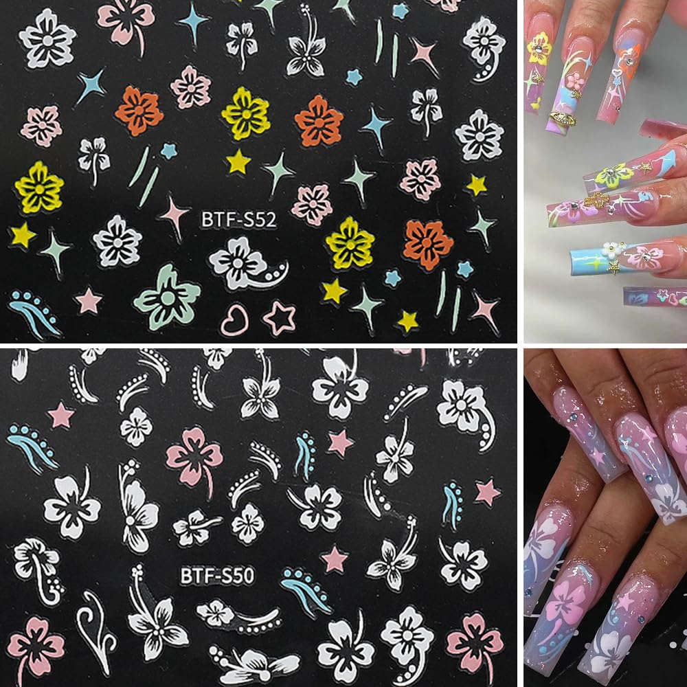 Qdsuh colección hibisco para uñas, ideal para uso doméstico o en salón