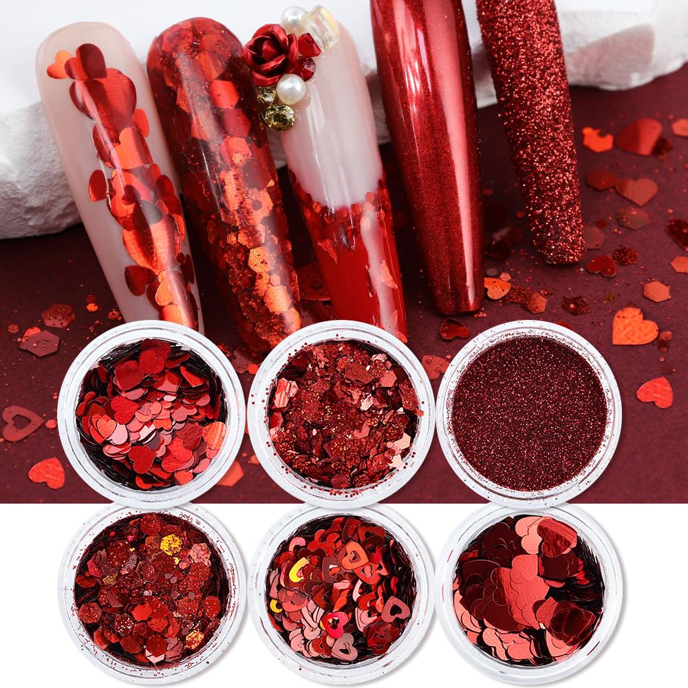 Qdsuh regalo ideal: corazones rojos para ocasiones especiales