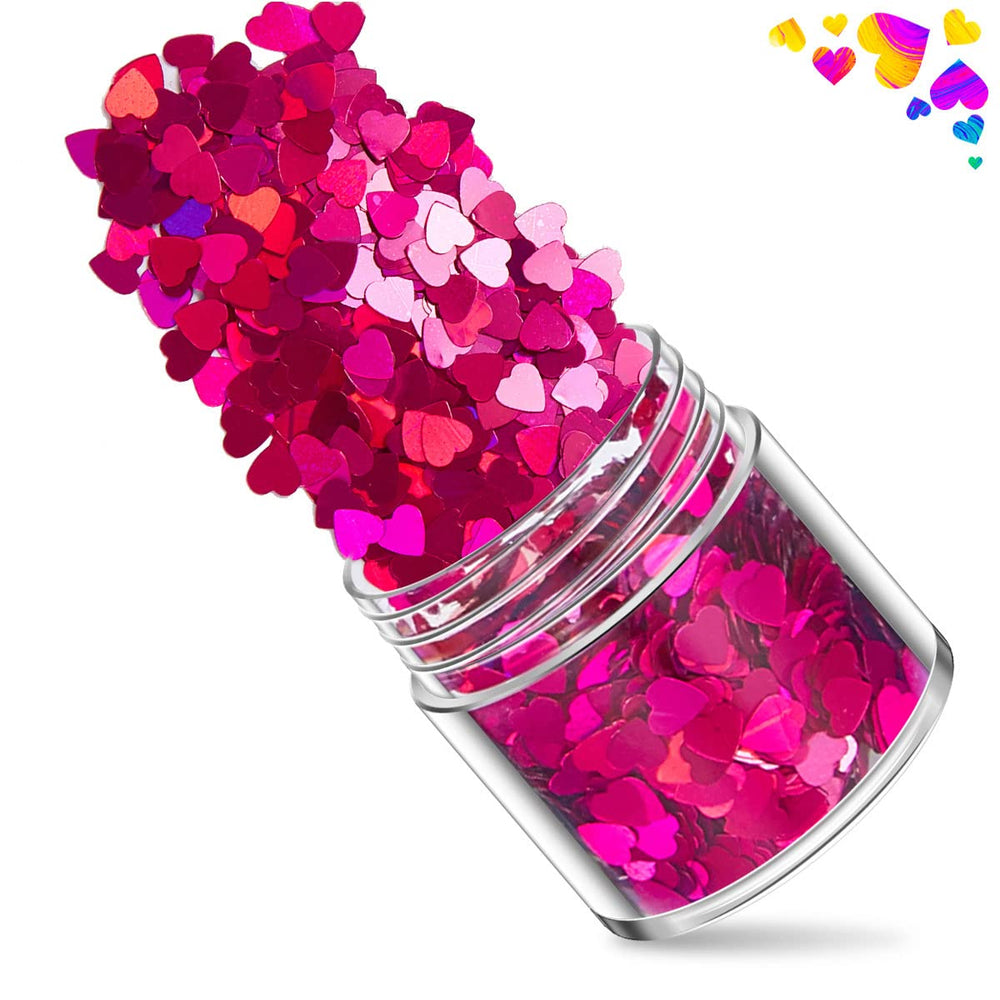 QDTK Brillos confeti uñas: añade destellos festivos a la manicura.