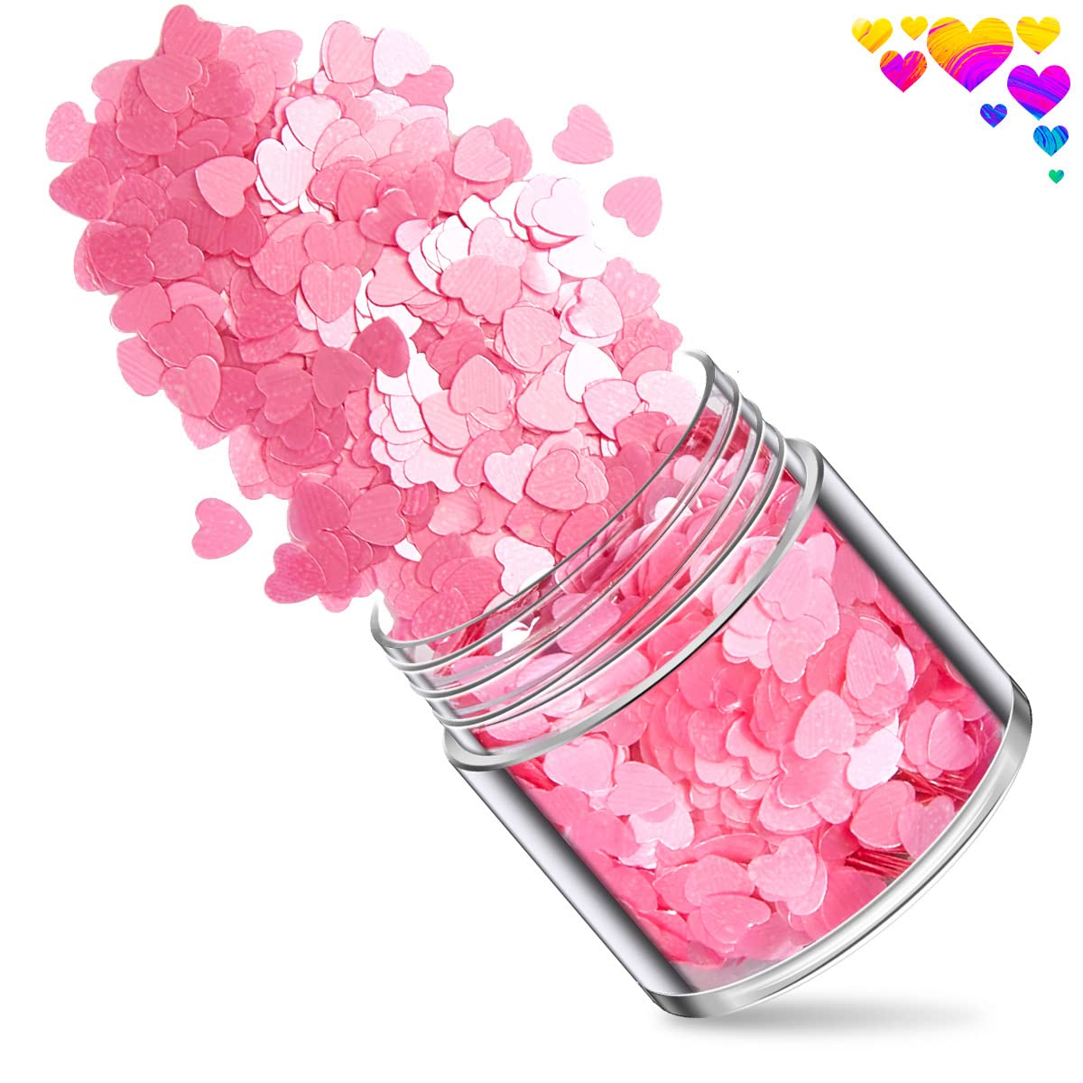QDTK Destellos uñas San Valentín: brillos sutiles para un look romántico.