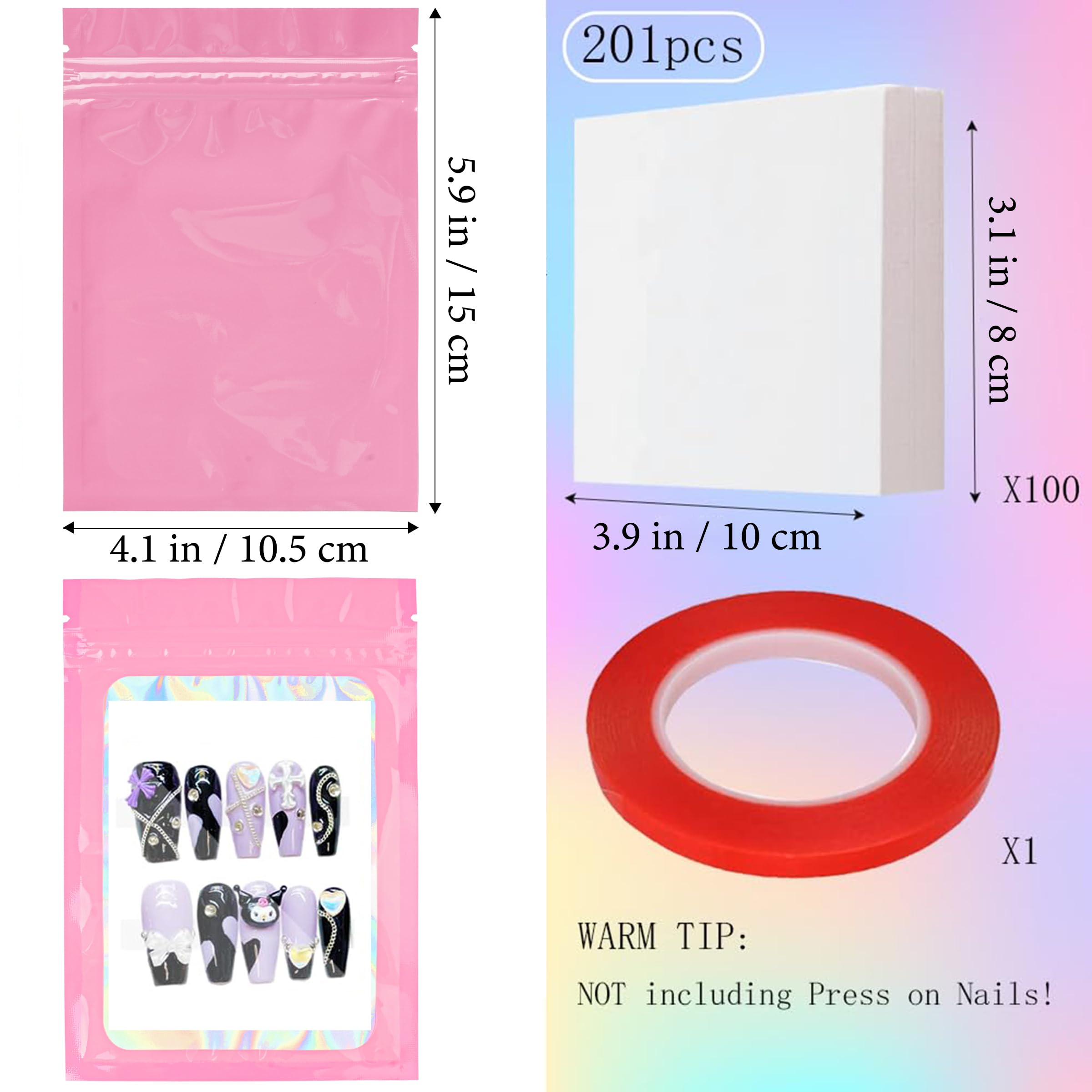 Qenk cartulina blanca para uñas ideal para tarjetas y muestras limpias.