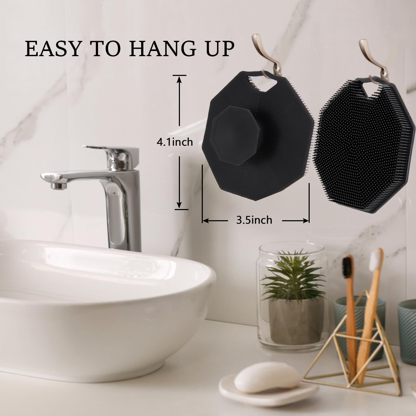 Qewro uso diario ducha conjunto práctico para hombres y mujeres.