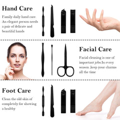 QEYMN nail file and scraping tool smooths edges for daily maintenance.