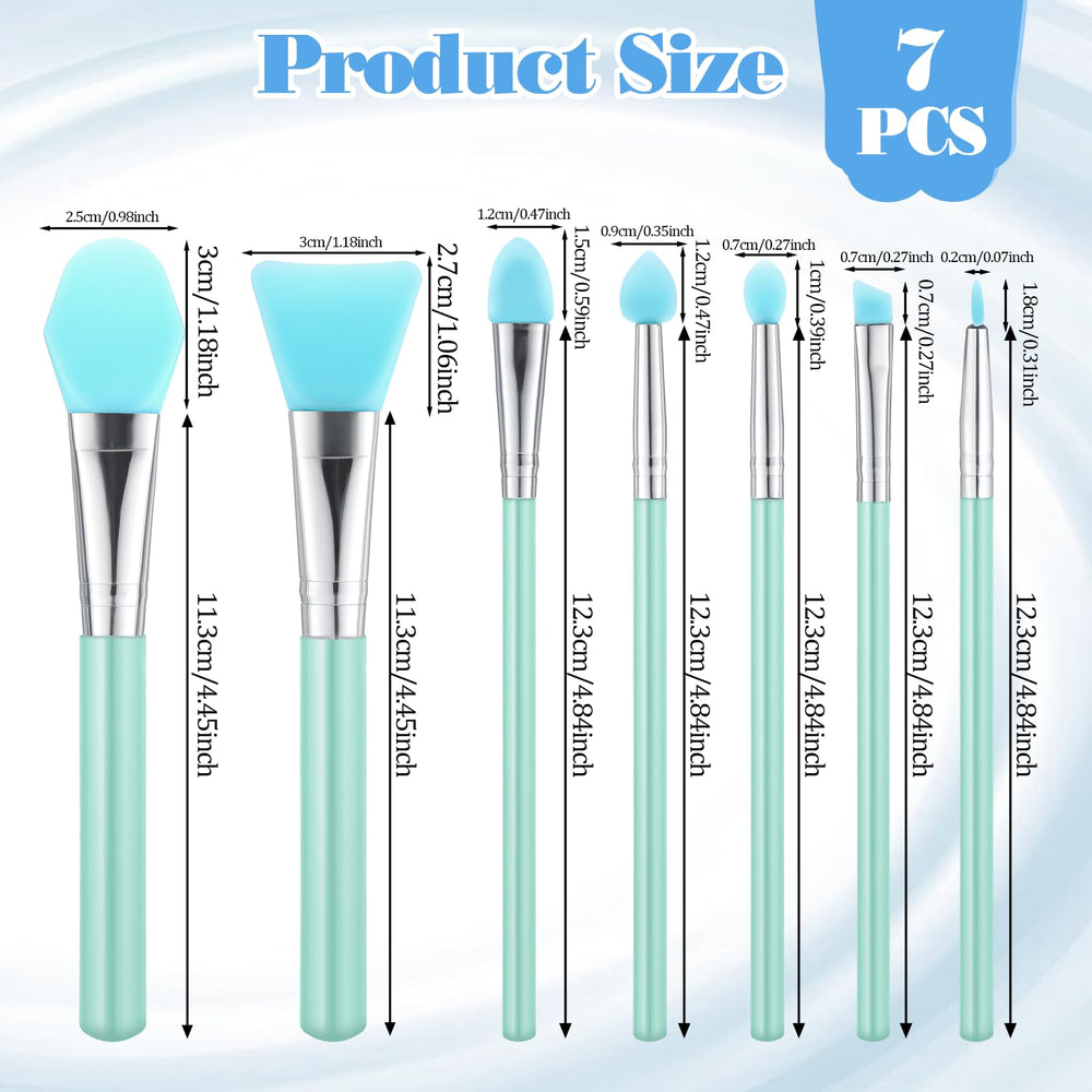 QfwdfcTrenz silicone brush head close-up showing durable soft tips for smooth application.