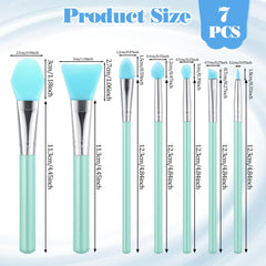 QfwdfcTrenz silicone brush head close-up showing durable soft tips for smooth application.