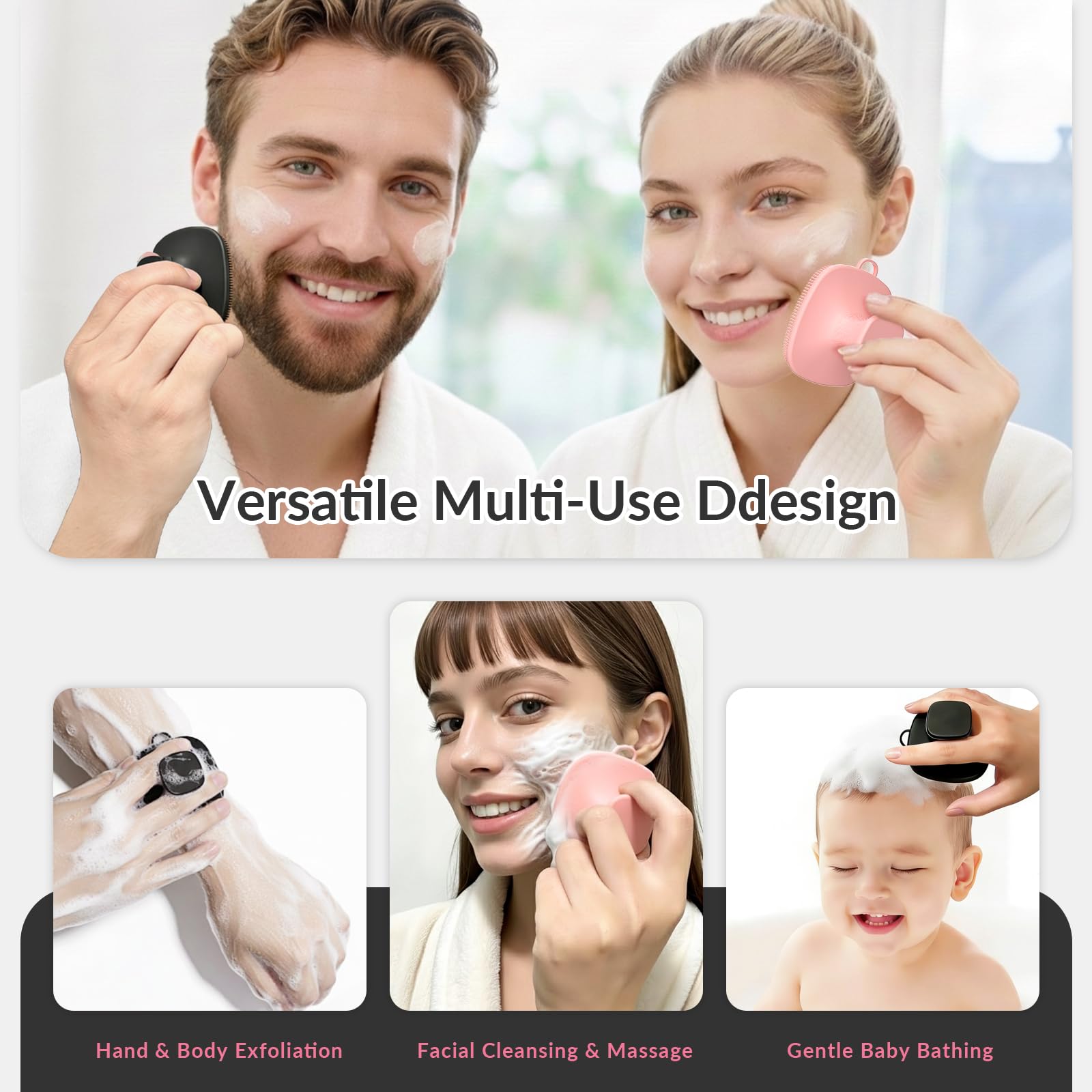 QiaKeoo black-pink colorway offers versatile style for everyone.