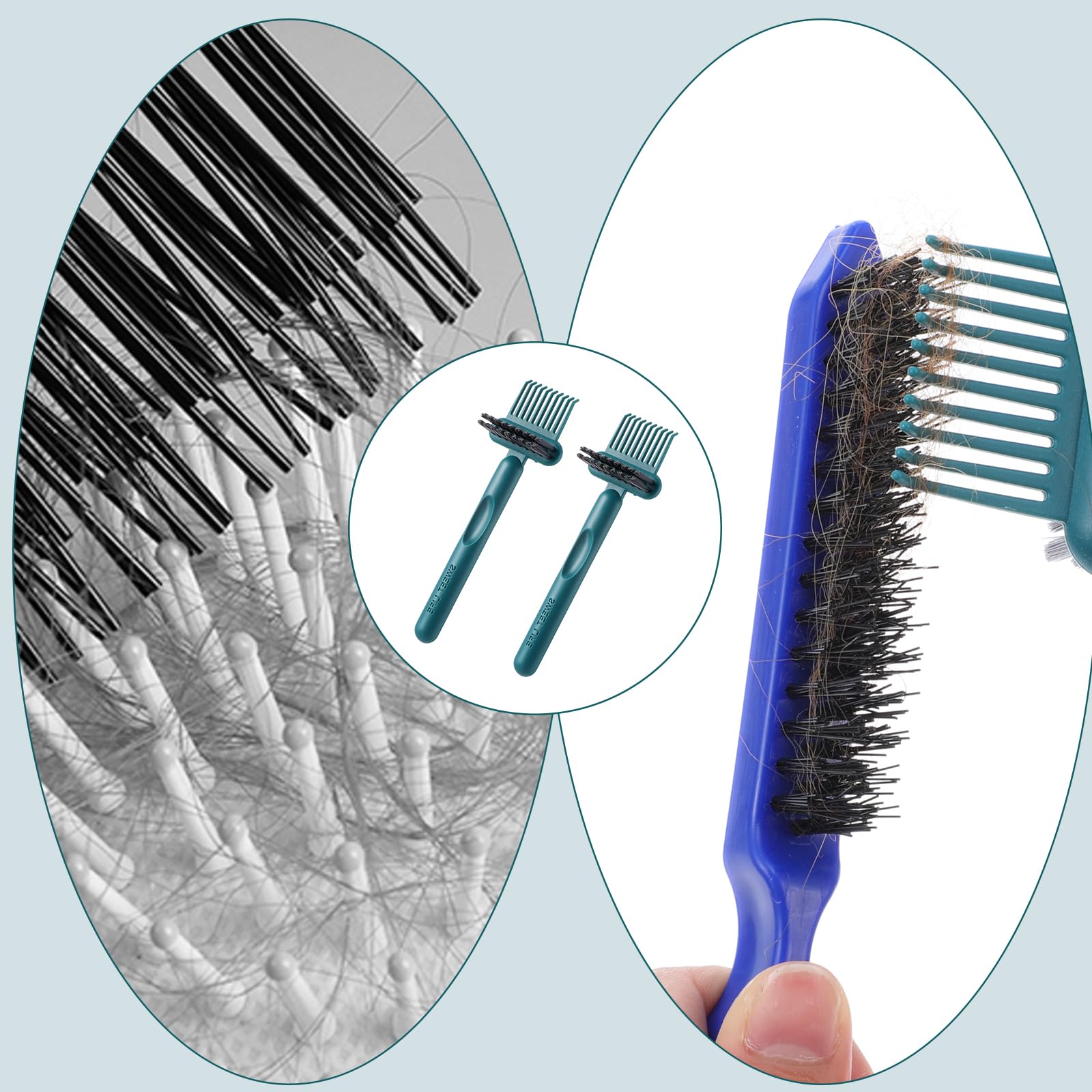 Qianyu 2pcs cleaning combs pack shown for versatile cleaning tasks