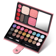QiBest all-in-one makeup kit 24 eyeshadows for versatile daily looks.