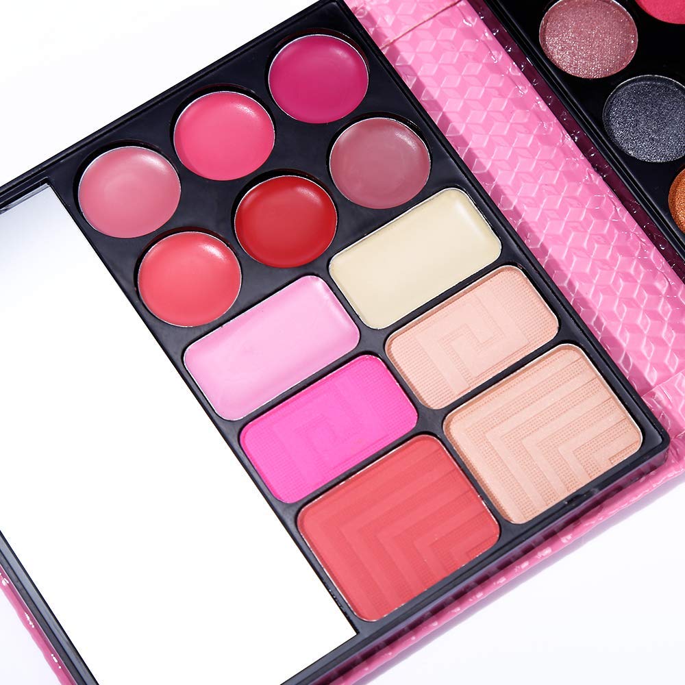 QiBest mirror and brush for on-the-go precision and touch-ups.