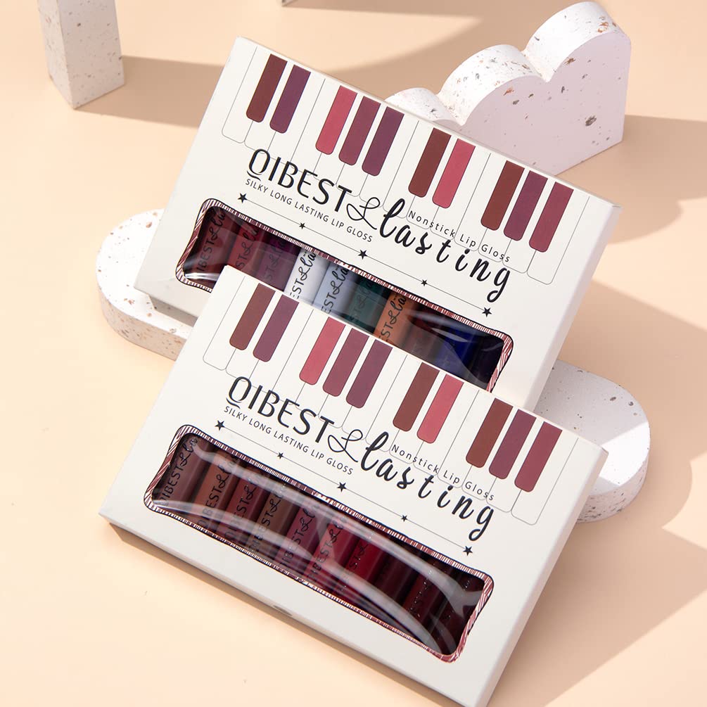 QiBest estuche elegante con ventana, ideal como regalo práctico y bonito.