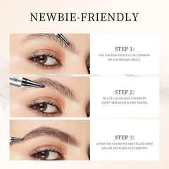 QIC Eyebrow 4 Tip close-up highlights precise outlining capability.