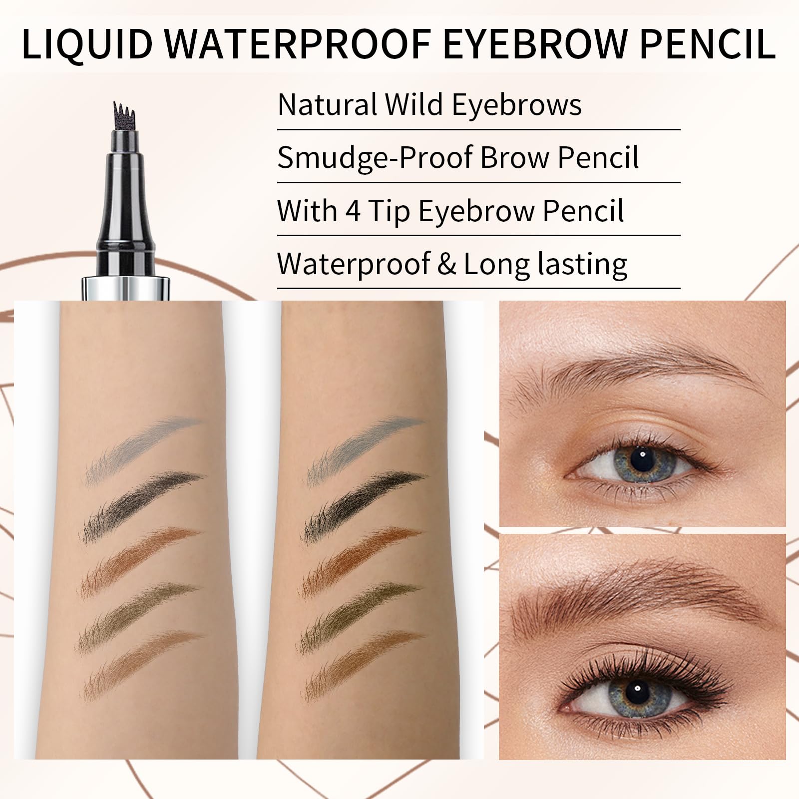 QIC vegan formula emphasizes cruelty-free, skin-friendly brow care.