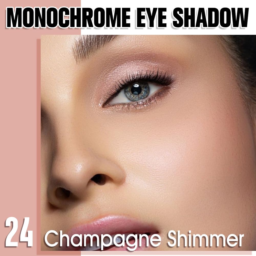 QIDSTERS Champagne Shimmer swatch on arm shows rich pigment and smooth blendability