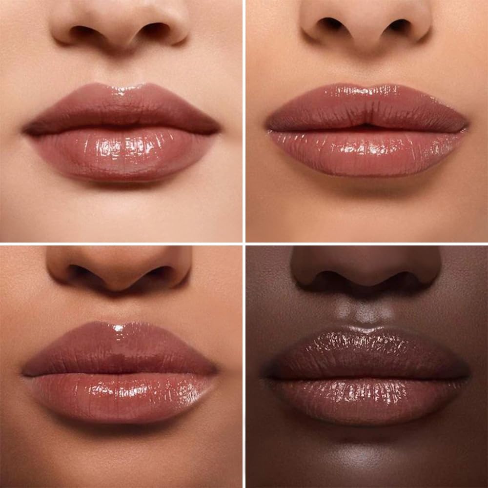 QIDSTERS Honey Lipstick Tinted Lip Balm on lips shows soft hydration with subtle color