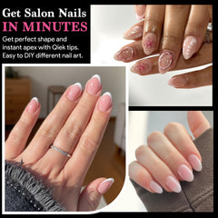 QIEK 15 sizes ensure a flawless, comfortable blend for every nail