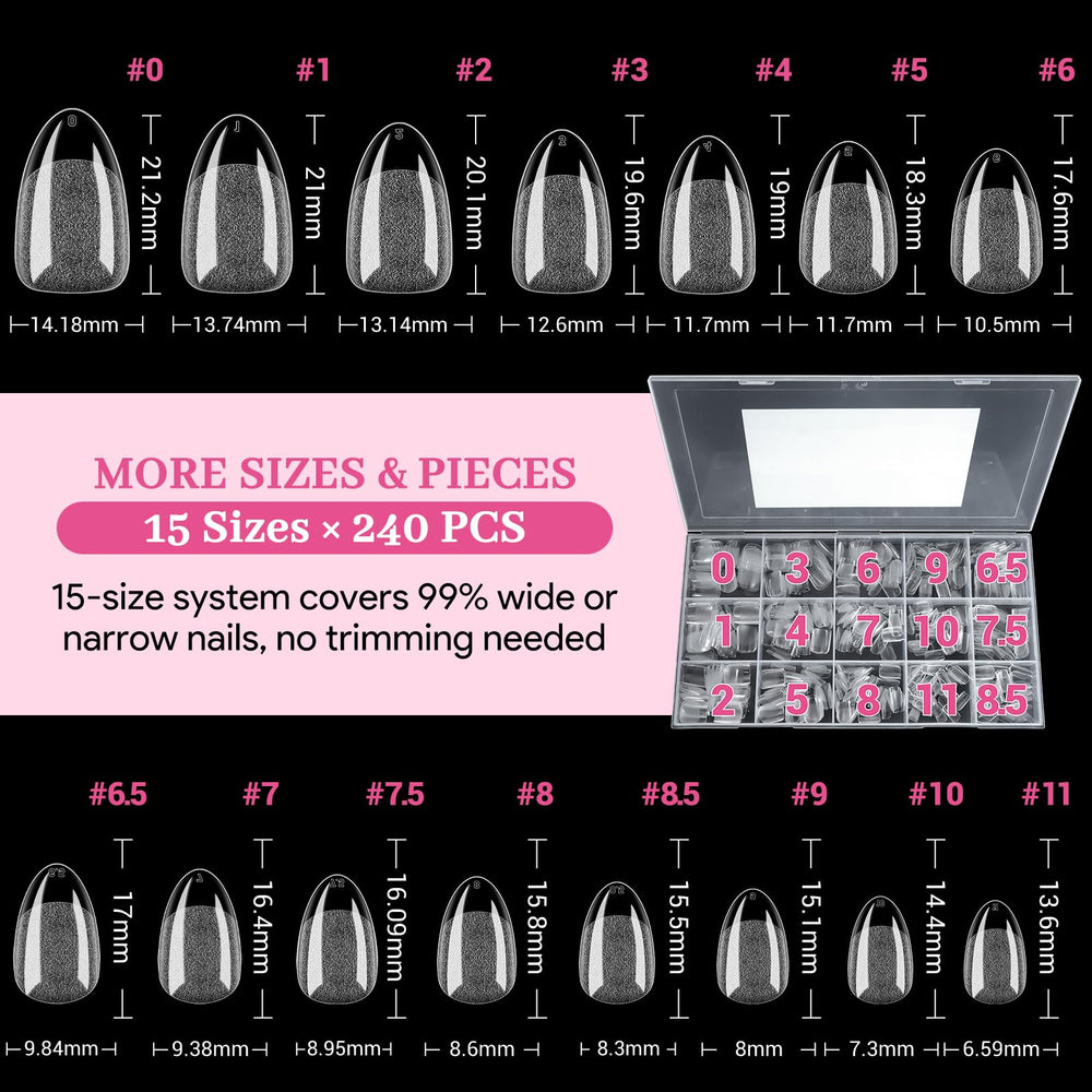 QIEK tips used with glue gel for durable wear and strong bonding.