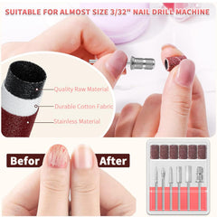 Qiifaiikooii nail sides shaping bits help tidy nail edges.