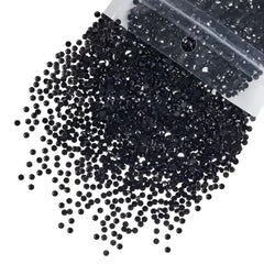 Qiipii 5300pcs black resin rhinestones for nails and crafts