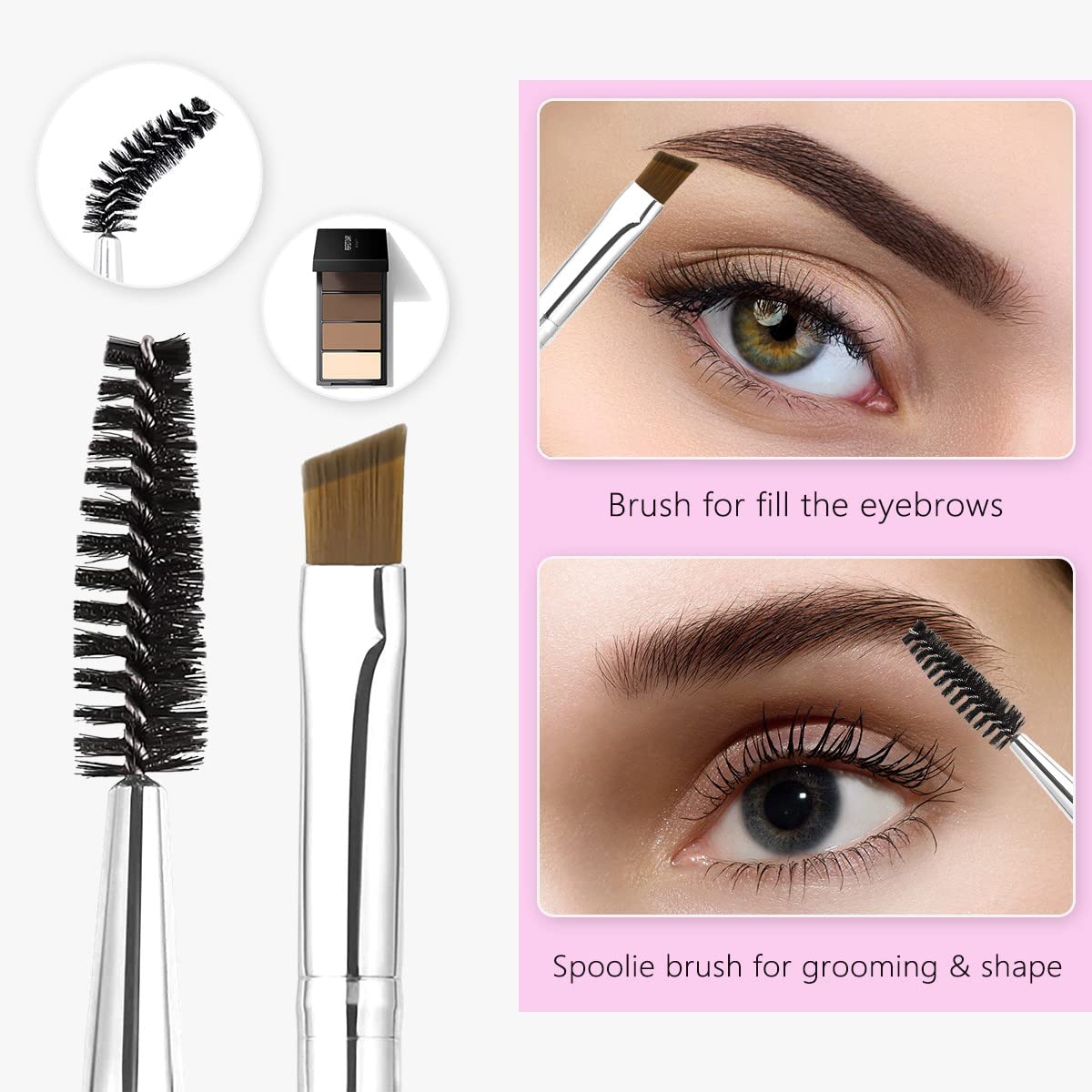 qiipii eyelash curler kit mascara brushes: versatile tools to define lashes