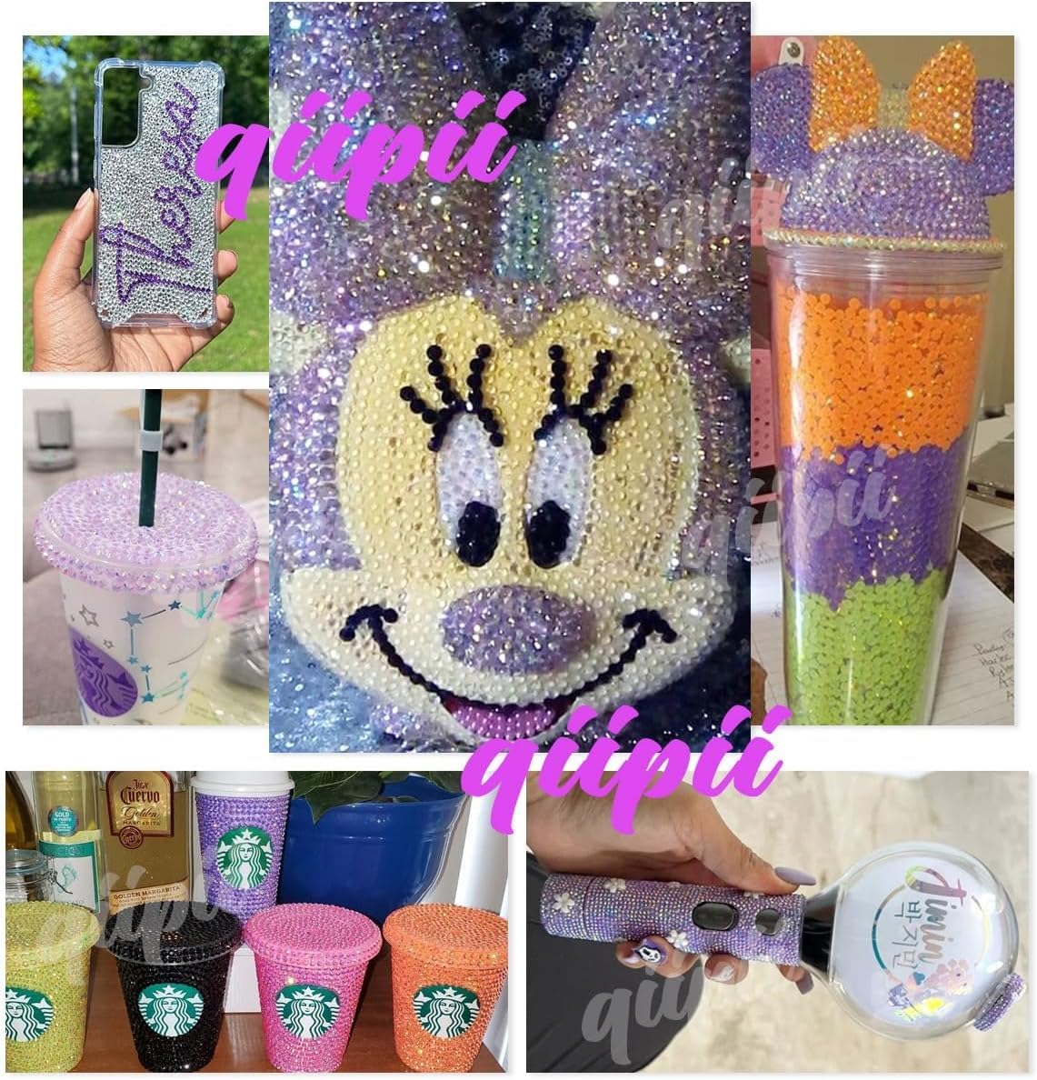 Qiipii sparkle for clothing and shoes elevates DIY fashion accents.