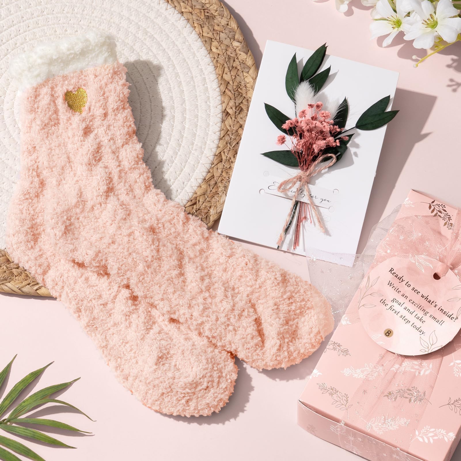 Qinline fuzzy socks provide cozy warmth for relaxing evenings