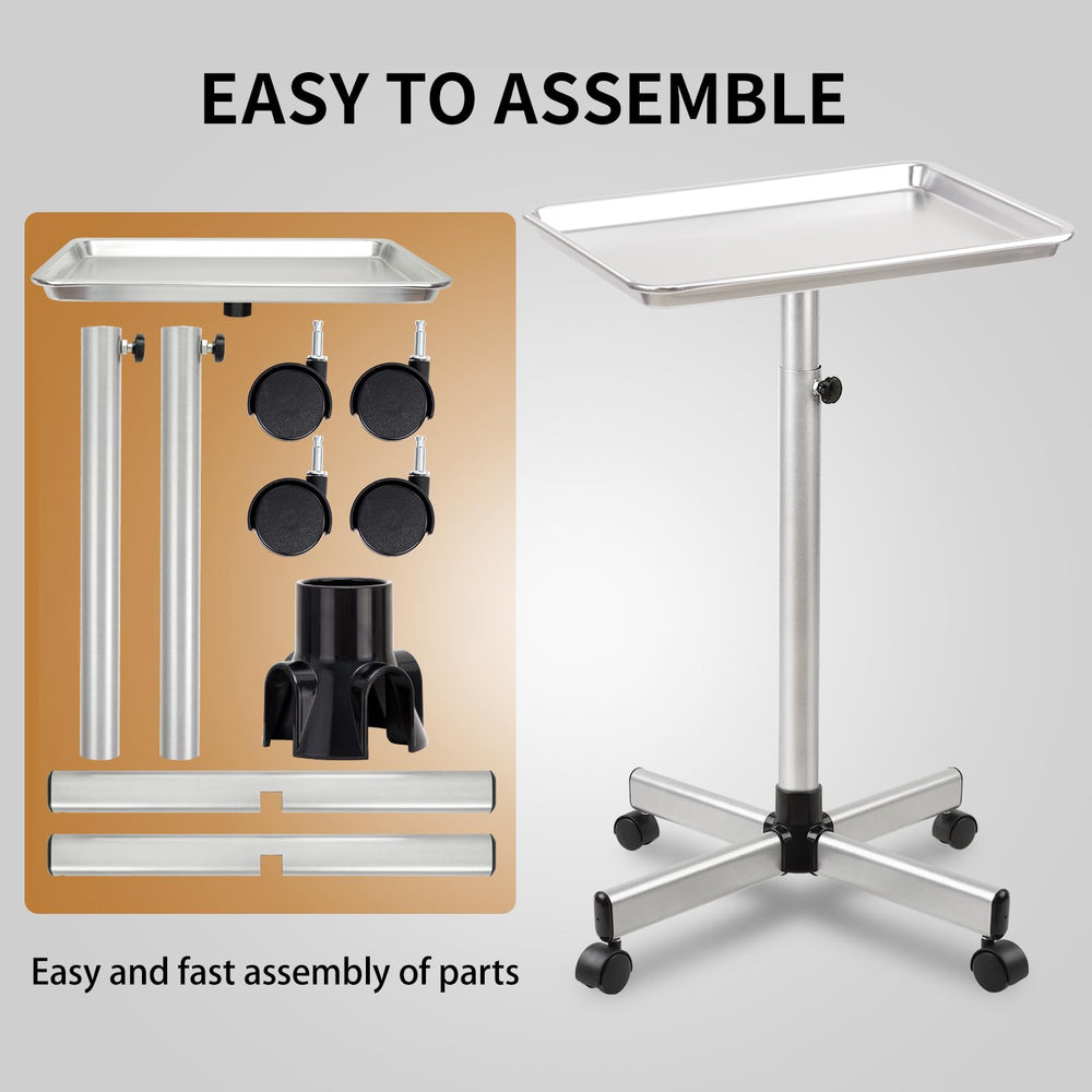 Qinrunkoi-removable-cross-leg-tray enables quick setup.