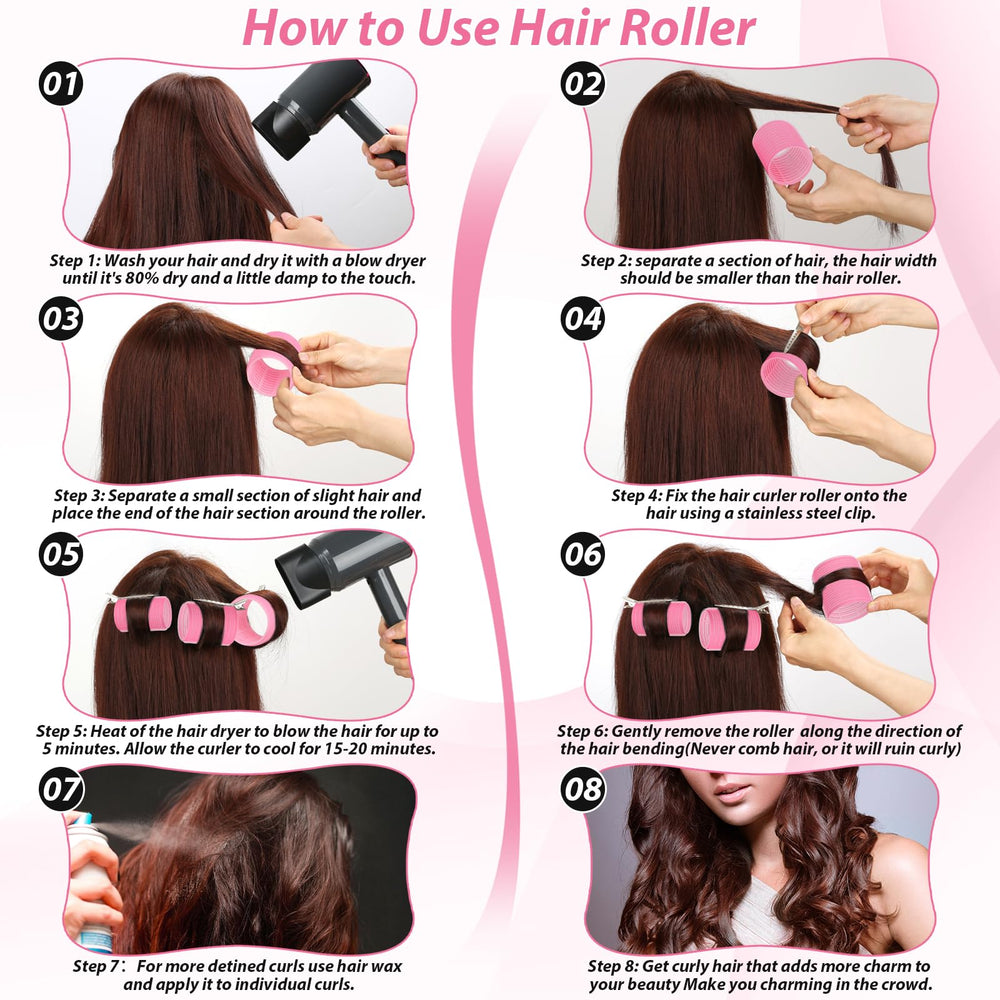Qinzave bundled clips and section clips for quick, precise styling sessions.