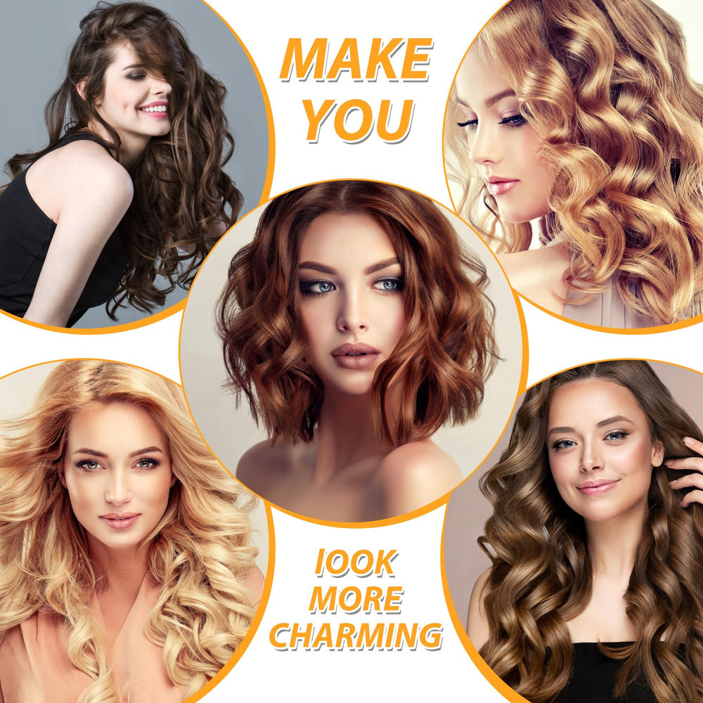 Qinzave large roller 1.88 inch adds lift to mid-length hair.