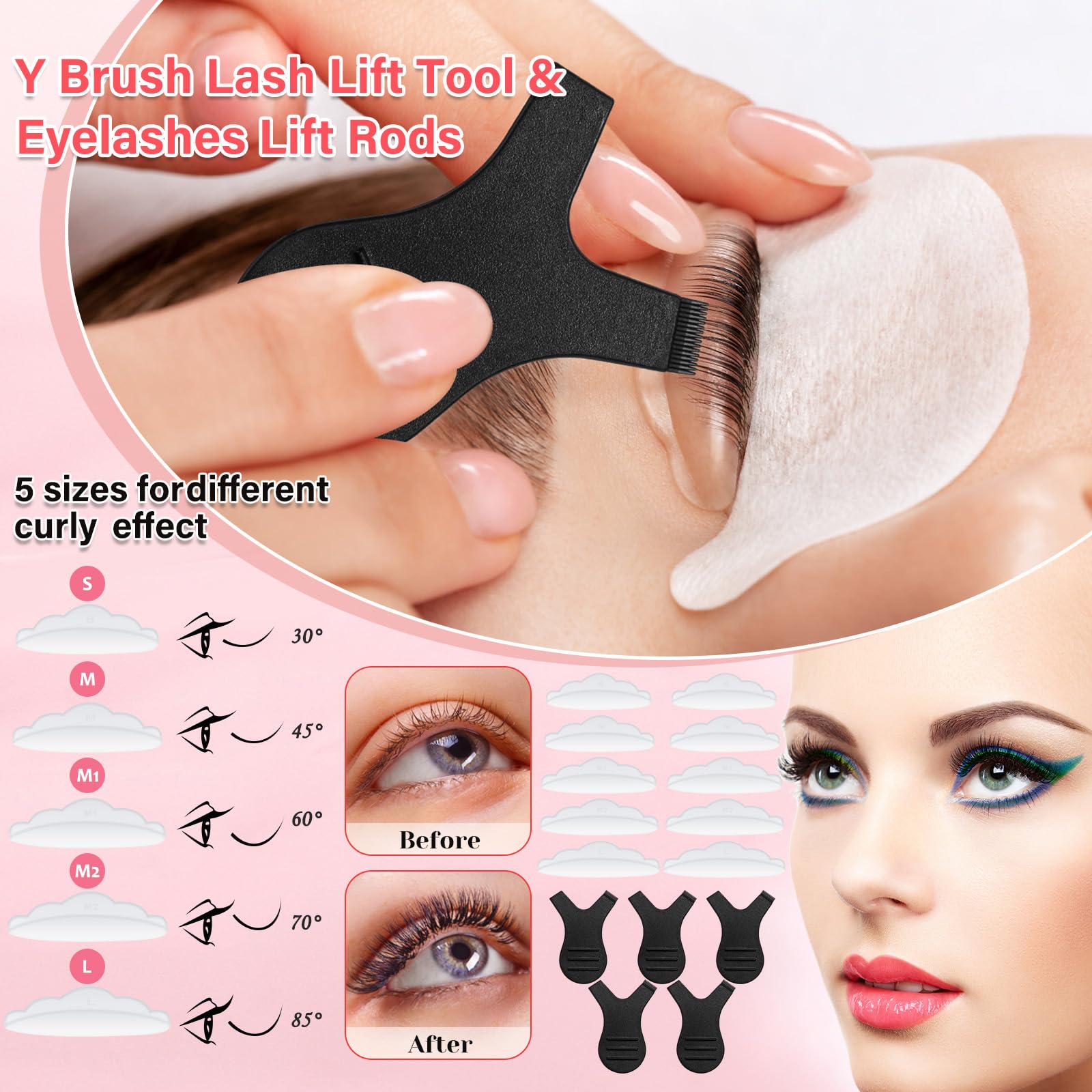 Qinzave precision tweezers help grip lashes with control.