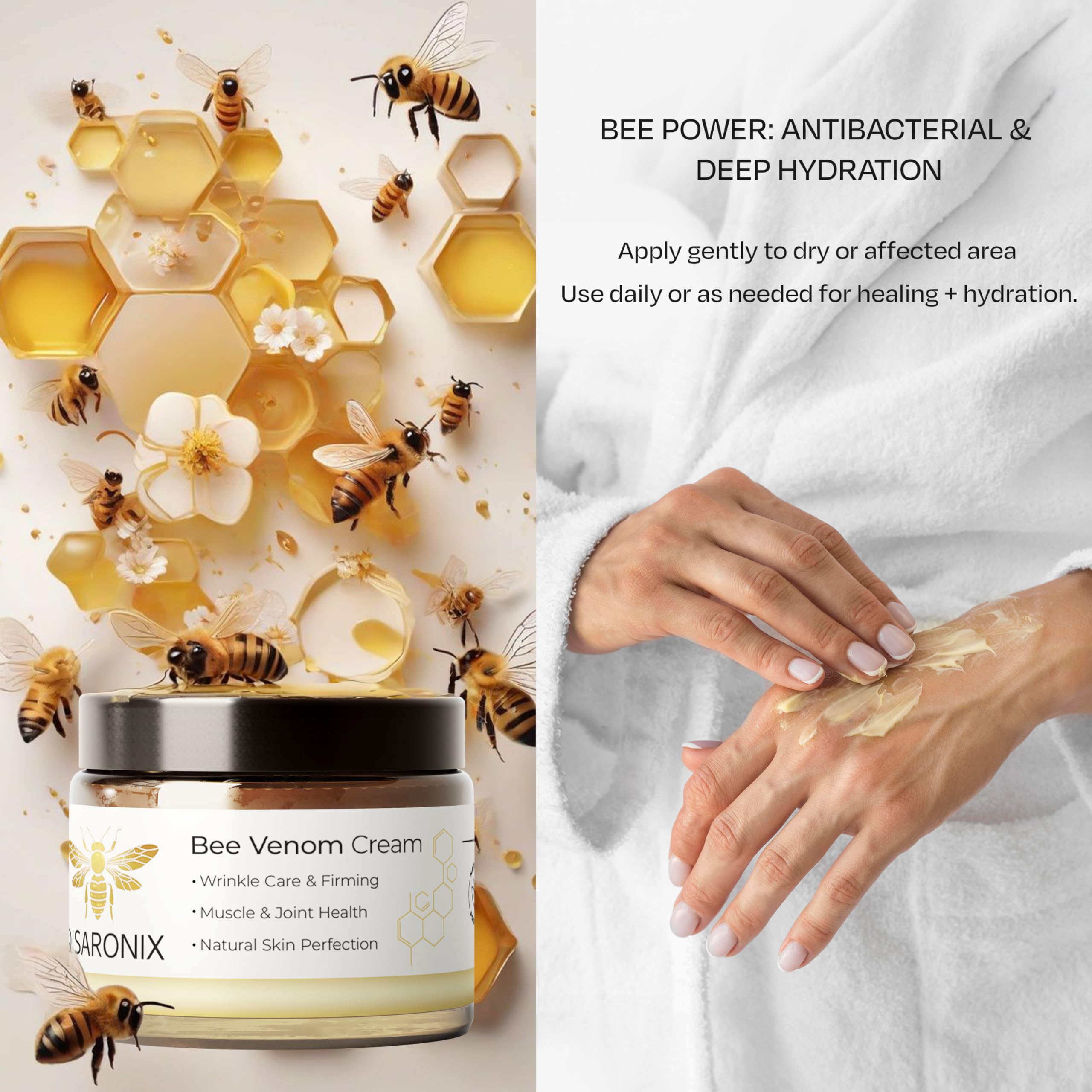 QISARONIX botanical ingredients bottle emphasizes botanicals.