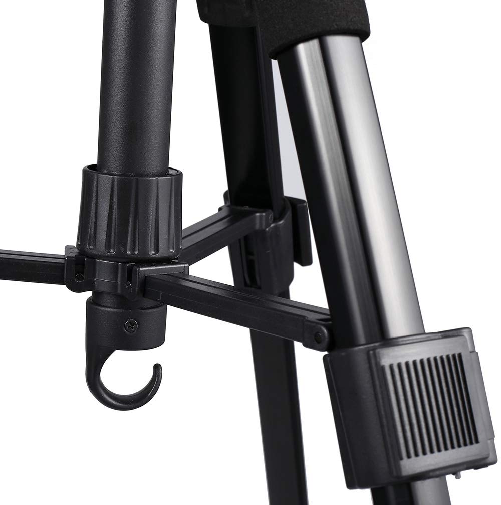 QISHI YUHUA wig stand tripod supports up to 22 lbs for wigs and extensions
