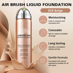 QIUFSSE aplicacion-maquillaje-airbrush: permite acabado profesional sin equipo de pulverización