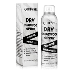 QIUFSSE dry shampoo bottle ready for quick refresh between washes