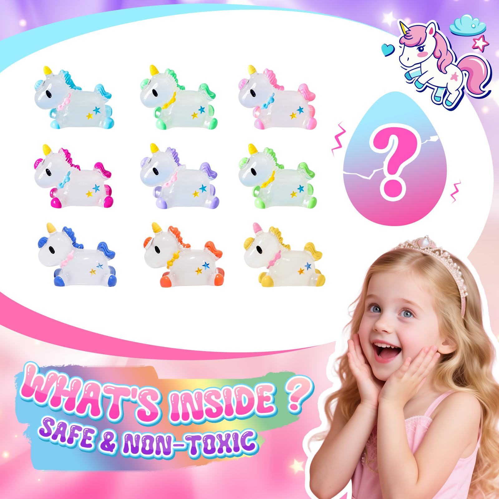 Qivatex ideas regalo de Pascua, bombas de baño con colores brillantes