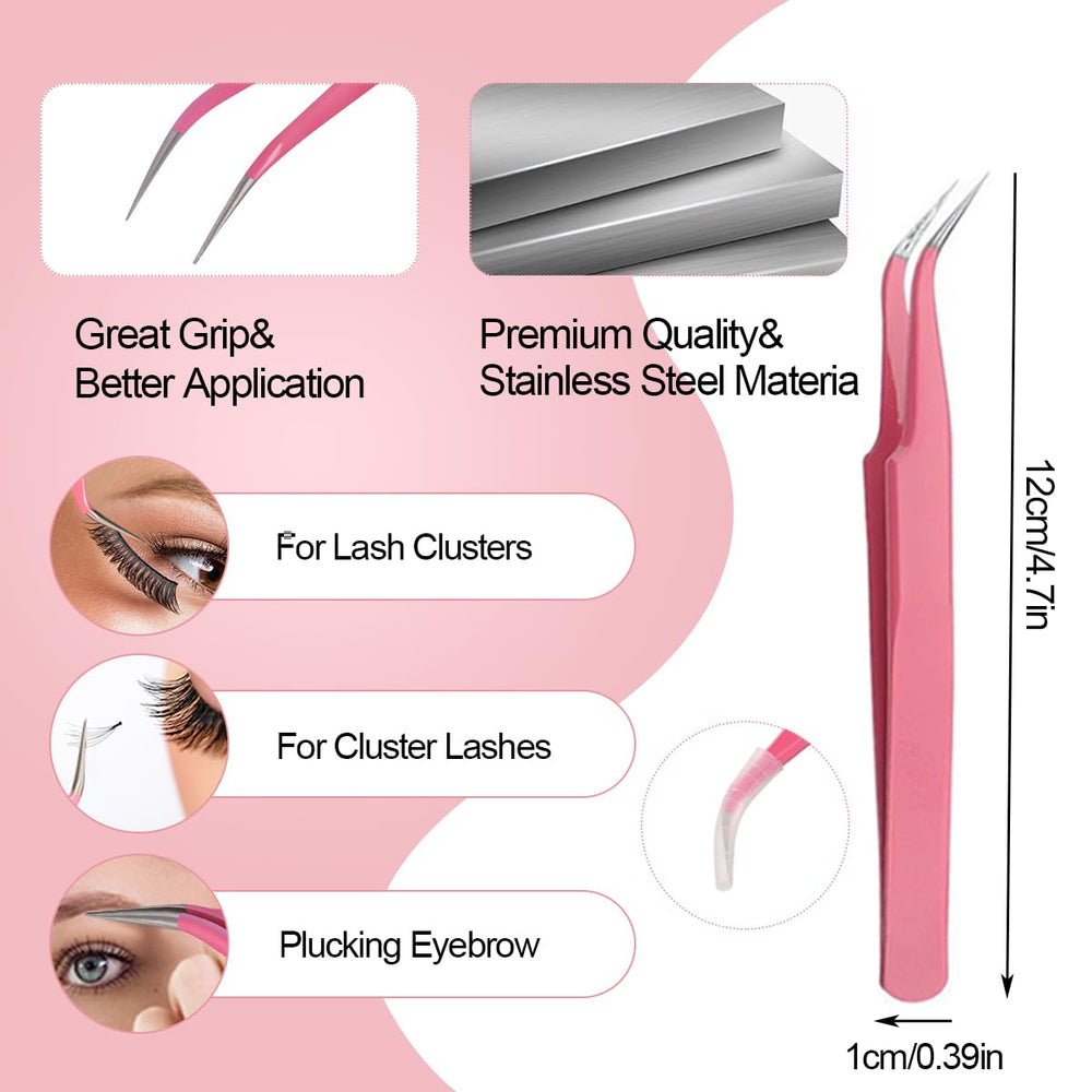 Qiveaory portable double-headed eyelash brush for quick lash grooming.