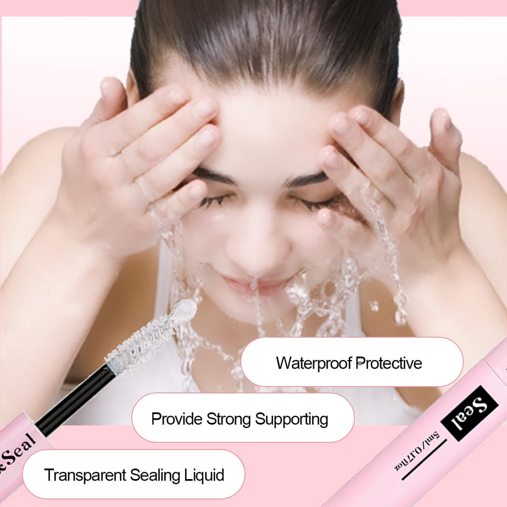Qiveaory portable lash glue compact demonstrates travel-friendly size for on-the-go use.